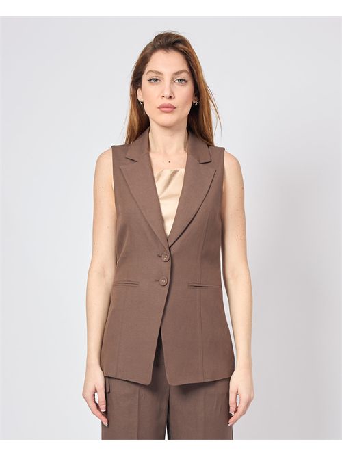 Gilet Patrizia Pepe avec encolure veste PATRIZIA PEPE | 2S1530-A052B825